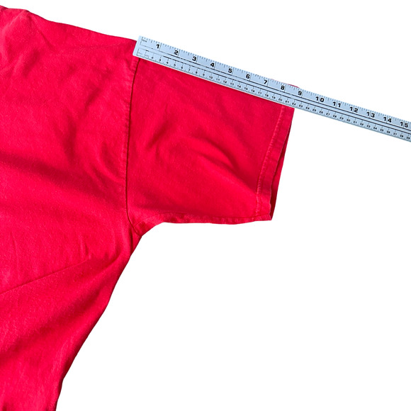 Vintage Idaho No Udaho T-Shirt Men’s XL Red Graphic Print Short Sleeve Joke Y2K - Picture 7 of 8